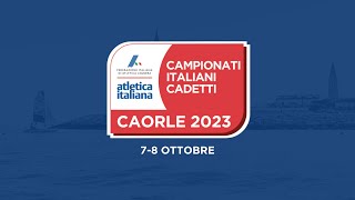 Caorle 2023  Campionati Italiani Cadetti  1 giornata  mattina [upl. by Tnek]