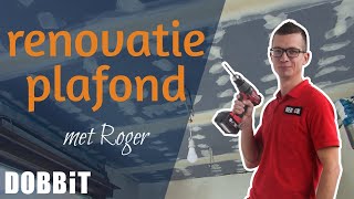 Renovatie plafond van isolatie tot afwerking met Roger [upl. by Nevai]