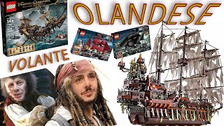 ⛵ Lego ® Galeoni dei PIRATI Olandese Volante  Silent Mary Perla Nera Queen Annes Revange E se [upl. by Witha]