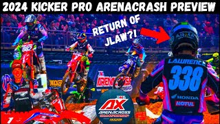 JLaw Returns 2 Strokes amp More  2024 Kicker Arenacross Series Preview Pro ArenaCrash [upl. by Asilram]