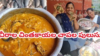 చీరాల చింతకాయల చాపల పులుసు Chinthakaya Chepala pulusu  Fish Curry Recipe in Telugu [upl. by Renee]