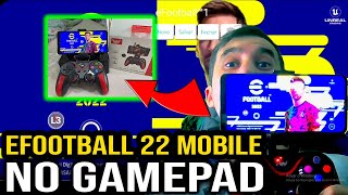 COMO JOGAR EFOOTBALL 2024ATUALIZADO MOBILE NO CONTROLE GAMEPAD OU JOYSTICK ANDROID [upl. by Aihsot]