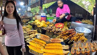 Best Countryside street food tour  Walk tour  Kien Svay krao Cambodia 2024 4K [upl. by Gilmore]