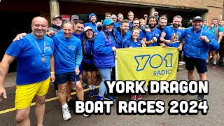 York Dragon Boat Races 2024 [upl. by Maryjo752]