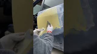 Rusty Panel Car Door Repair [upl. by Eniamsaj]