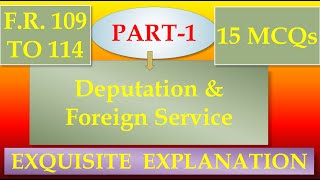 Deputation amp Foreign ServicePart1 [upl. by Gilletta]