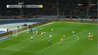 Deutschland Schweden 44 60min Himmel 30min Hölle Bartels ard Highlights WM 2014 Qualifikation [upl. by Darwen91]