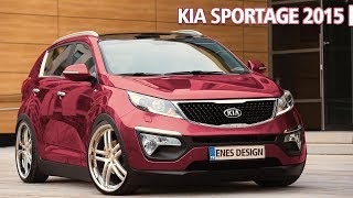 Kia Sportage 2015 Virtual Car Tuning  Adobe Photoshop Cs6 [upl. by Ardnak]