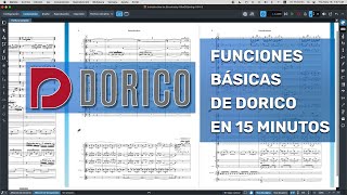 Funciones básicas de Dorico en 15 minutos  Tutorial en español [upl. by Daph764]