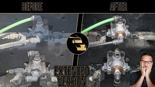 How I Replaced The Quick Release Valve On My Freightliner Cascadia 📍Blair NE Extended Version [upl. by Selemas]