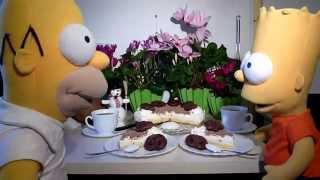 Homers Lebkuchen Sahnetorte mit Kokosraspel [upl. by Wagstaff]