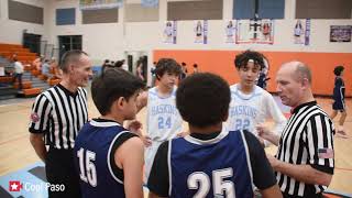 🏀 8th Haskins vs Hornedo Middle School Boys Basketball Game 2023 [upl. by Naraa]