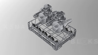 BLOKSMA • ANIMATION • Universalwerkstückträger • universal workpiece carrier [upl. by Dee179]