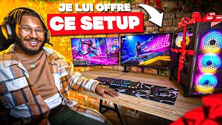 JOFFRE UN SETUP GAMING COMPLET À UN ABONNÉ 6 3000€ [upl. by Oijres801]