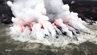 Kīlauea Volcano — Fissure 8 Flow From Vent to Sea [upl. by Ahcropal971]