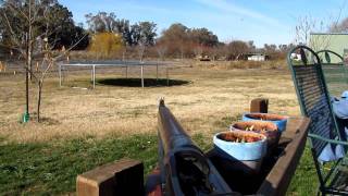 M1 Garand firing in full auto [upl. by Einnod]