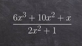 Dividing polynomials using long division [upl. by Brentt]