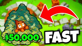 How To Make Monkey Money FAST In Bloons TD Battles 2 [upl. by Nibor]