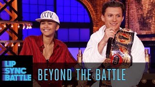 Zendaya amp Tom Holland Go Beyond the Battle  Lip Sync Battle [upl. by Carolyne]