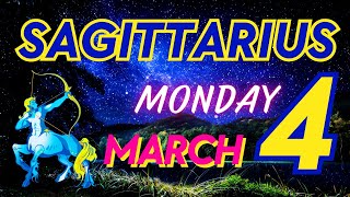 Sagittarius ♐ 🙏𝐘𝐨𝐮𝐫 𝐁𝐥𝐞𝐬𝐬𝐢𝐧𝐠𝐬 𝐇𝐚𝐯𝐞 𝐀𝐫𝐫𝐢𝐯𝐞𝐝💫 Horoscope For Today March 4 2024  Tarot [upl. by Elleinad170]