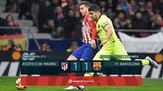 Atletico Madrid vs Barcelona La Liga 2018  MATCH REVIEW [upl. by Gruber8]