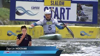 Ziga Lin Hocevar Slovenia  Canoe Final  2024 ICF Canoe Slalom World Cup La Seu Spain [upl. by Abihsat]