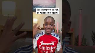 Southampton at risk of relegation again football premierleague southampton viral reels shorts [upl. by Ahsaz]