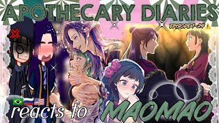 The Apothecary Diaries reacts to Maomao x Jinshi⚠️Episode 124 gacha react Azzhe Azzhe [upl. by Langsdon]