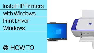 Installing an HP Printer using the Windows Print Driver  HP Printers  HP Support [upl. by Asim]