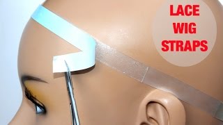 Tutorial How To Apply Doublesided Wig Tape [upl. by Nylodnewg]