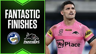 NRL 2024  Fantastic Finishes  Eels v Panthers  Round 23 [upl. by Thapa913]