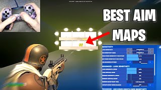 Best Maps To Improve Your Aim in Fortnite  Updated Controller Settings for Aimbot [upl. by Ygief]