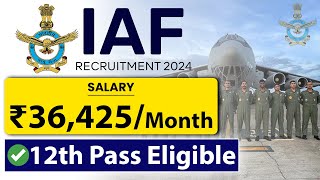 🤩️‍🔥️‍🔥 जबरदस्त मौका  AIRFORCE CLERK VACANCY 2024  12TH PASS  PERMANENT GOVT JOB [upl. by Shanly]