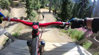 TONYS LAST MTB RIDE  PARALYZED AFTER CRASH  FREIGHT TRAIN WHISTLER [upl. by Wolfy386]