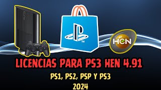 NUEVAS LICENCIAS para tu PS3 HEN 491  2024 [upl. by Mota]