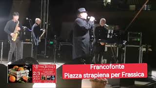 Francofonte  XIII SAGRA ARANCIA ROSSA PIAZZA STRAPIENA PER FRASSICA BOOM DI PRESENZE [upl. by Alag]