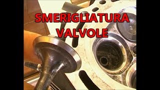 Smerigliare le valvole con Smerigliatrice da trapano moto Kawasaki KLR 600 [upl. by Waligore947]