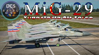 DCS World 29  MiG29 Formation flight DCS EXYU [upl. by Tnek]