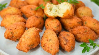 Bolinhos de Bacalhau Perfeitos  Receita Portuguesa 🇵🇹 [upl. by Eux]