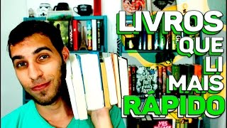 OS LIVROS QUE LI MAIS RÁPIDO  Livraria em Casa [upl. by Ramsay]