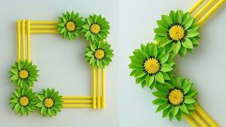 WOW  Very Easy And Simple  How to Make Paper Wall Hanging  Paper Craft Easy [upl. by Levins]