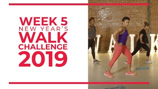 New Years Walk Challenge 2019  Week 5  Walk at Home [upl. by Ayahsey]