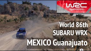 Mexico world 86th WRC generations SUBARU Impreza WRC setup メキシコ [upl. by Yelsel]