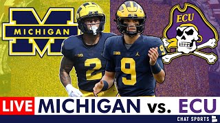 Michigan Football vs East Carolina Live Streaming Scoreboard PlayByPlay Peacock Highlights Chat [upl. by Zuleika]