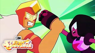 Jasper vs Garnet  Steven Universe  Cartoon Network [upl. by Ahsuatal52]