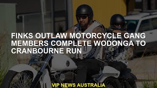 Fink Outlaw Motorcycle Gang Members Completed Wodonga to Cranbourne Run [upl. by Landon]