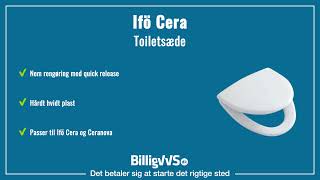 Ifö Cera toiletsæde  7391515115772 [upl. by Ativ]