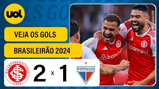 INTERNACIONAL 2 X 1 FORTALEZA  BRASILEIRÃO 2024 VEJA OS GOLS [upl. by Tallou615]