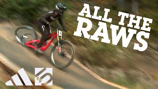 ALL THE RAWS  Downhill Mountain Bike World Cup Racing 2023 [upl. by Marlette]