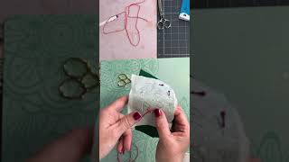 Bucilla Tutorial  Couching for Personalization on Bucilla Felt Stocking [upl. by Vola565]